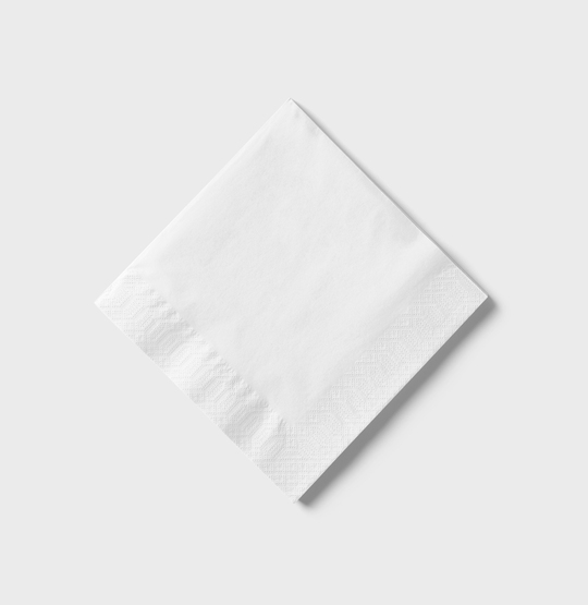 Paper Napkin 1/4 Folded